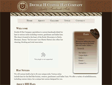 Tablet Screenshot of doublehhats.com